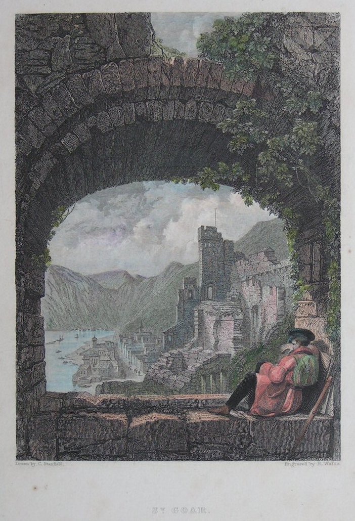 Print - St Goar - Wallis